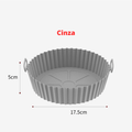 LimpFácil - Forma de Silicone para Air Fryer