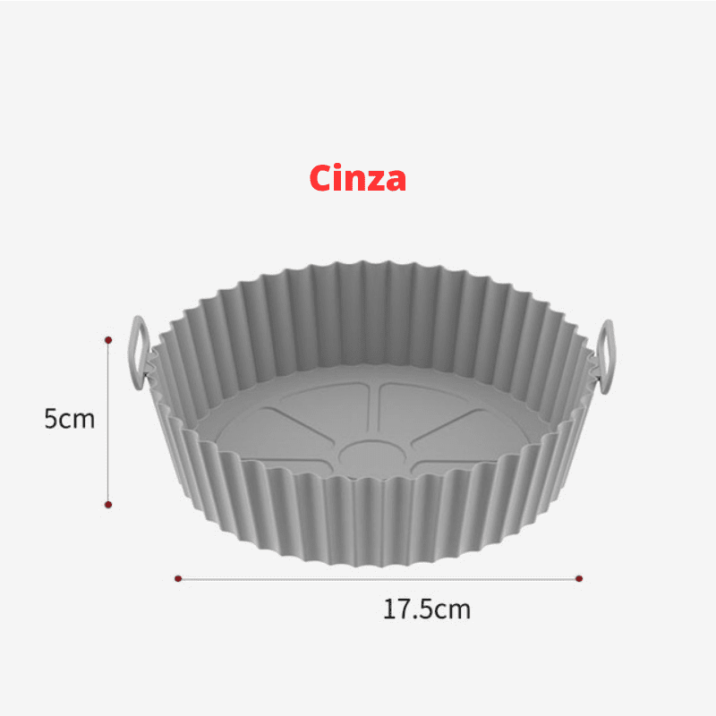 LimpFácil - Forma de Silicone para Air Fryer