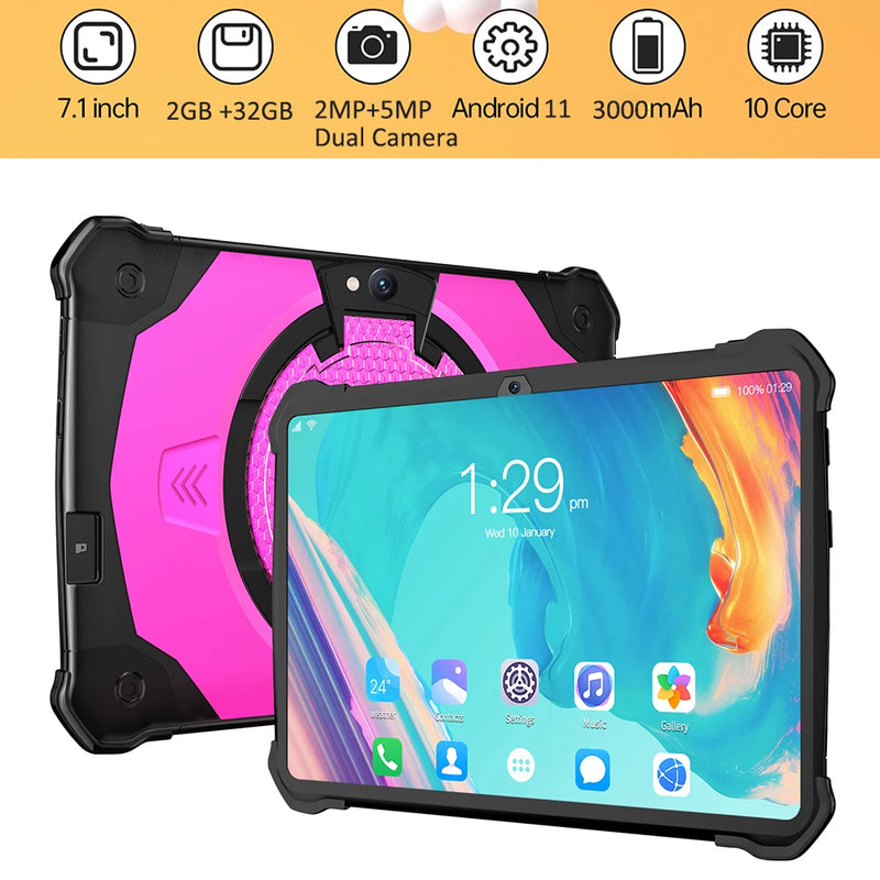 Tablet Kids Android 11 7Polegadas 2GB Memoria 32Gb Armazenamento