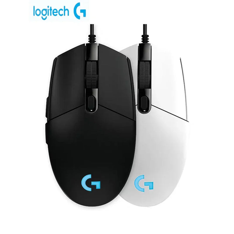 Mouse Logitech G102, 6 botões, 8000 dpi, com fio, RGB, retroiluminado