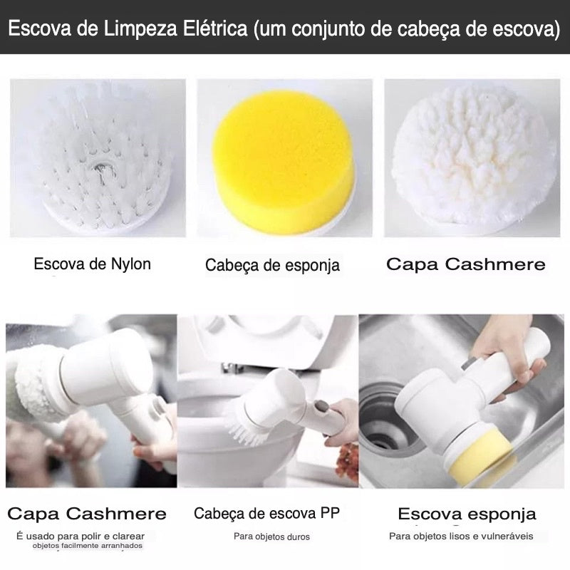 Magical Clean - Escova de Limpeza Elétrica Multifuncional e Portátil willshop®