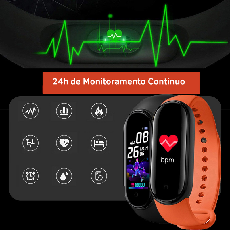 Pulseira Esporte Smart Fitness - willshop®