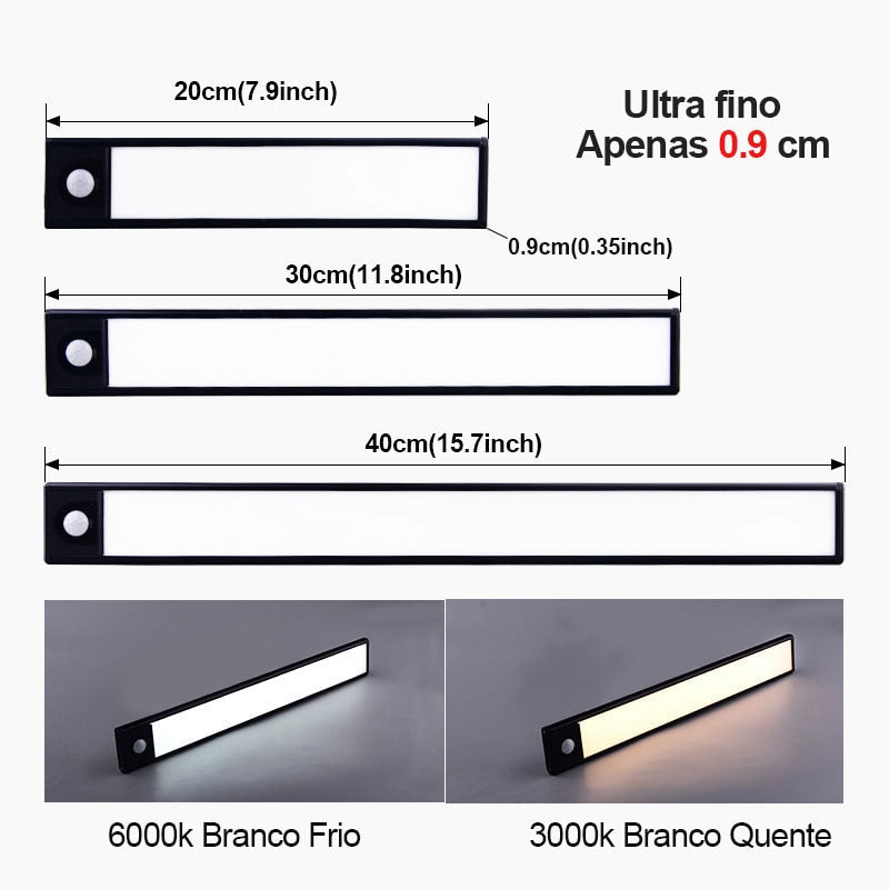 Luminex - Luminária com sensor de movimento willshop®